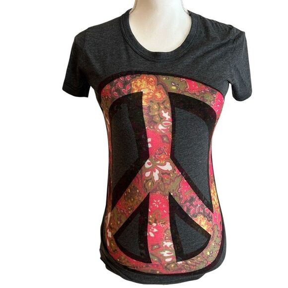 Urban Outfitters Graphic Peace T Shirt Size Small - Picture 1 of 5